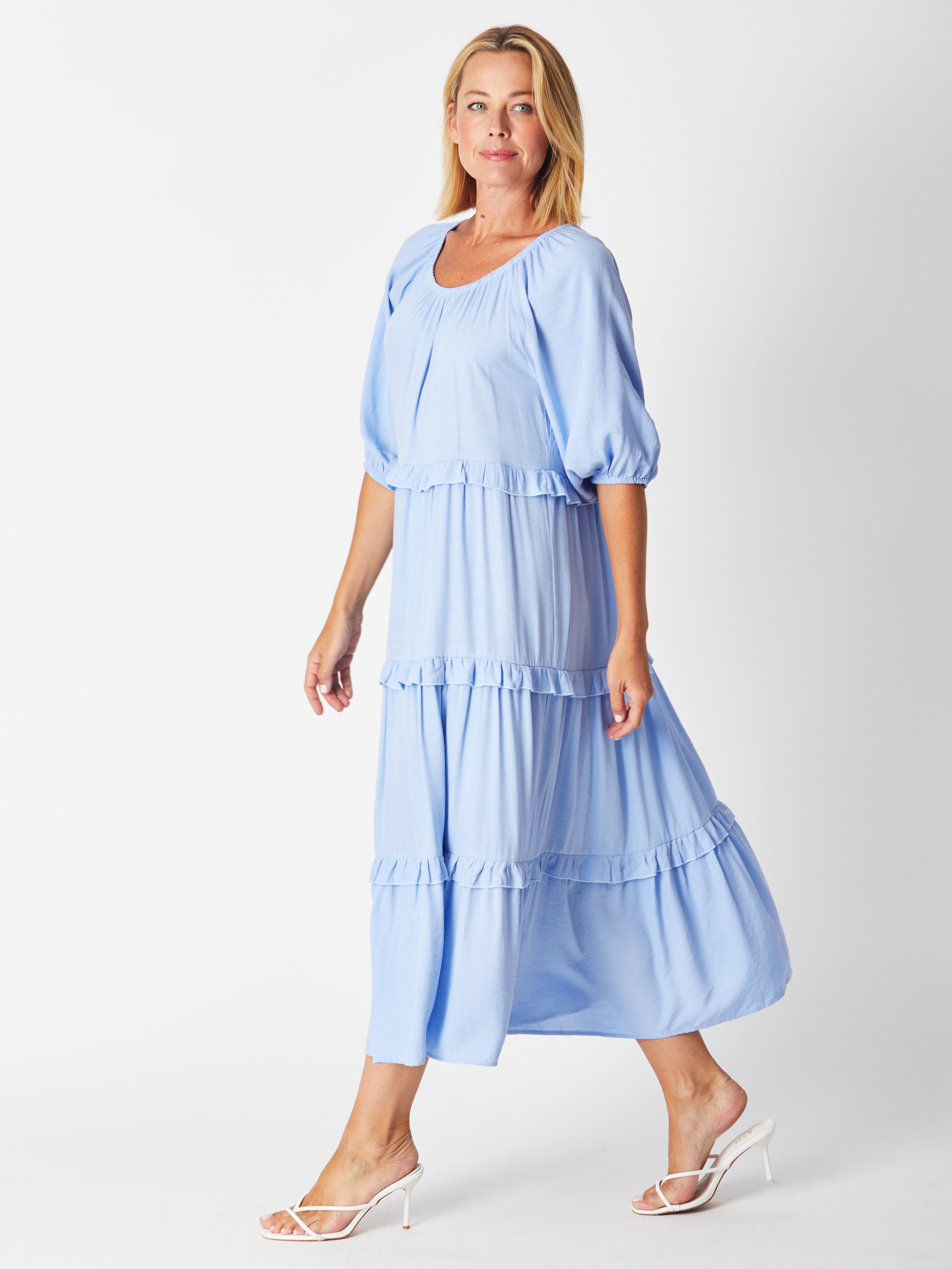 Cordelia St - Ruffle Sleeve Dress - Brands-Cordelia St : Mhor ...