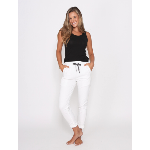 Monaco - Riley Joggers - White