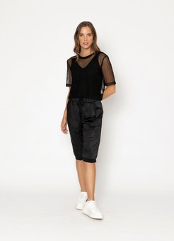 Two By Two - Arrow Mesh Top-tops-Mhor