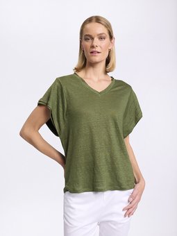 Marco Polo - Linen Jersey Tee-tops-Mhor