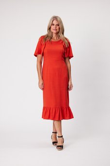 Democracy - Lucy Linen Blend Dress-brands-Mhor