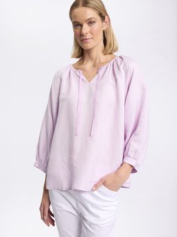 Marco Polo - Raglan Sleeve Peasant Top-tops-Mhor