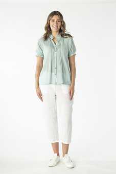 Callan Designs - Puff Sleeve Shirt-tops-Mhor