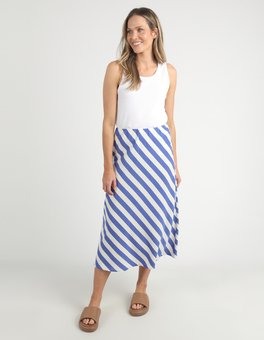 ELM-Palermo Stripe Skirt-bottoms-Mhor