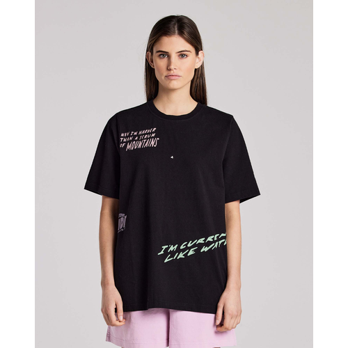 Huffer - Tayi Multi Women's Free Tee - Tops-Tops & Tees : Mhor - Huffer s22